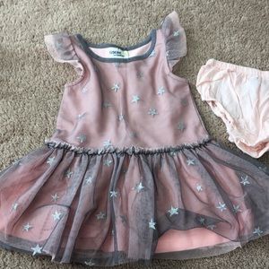 Genuine Kids Osh Kosh dress and Gap bloomers 18m